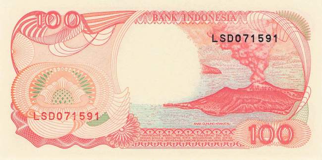 Indonesien 100 Rupiah 1993 p127b